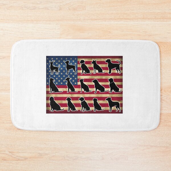 Item preview, Patriotic Paws: Dog Silhouettes Flag Design designed and sold by Colorful-Garden.