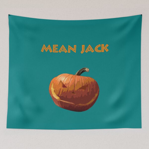 Item preview, Mean Jack Titled on Teal designed and sold by Art in My Loft.