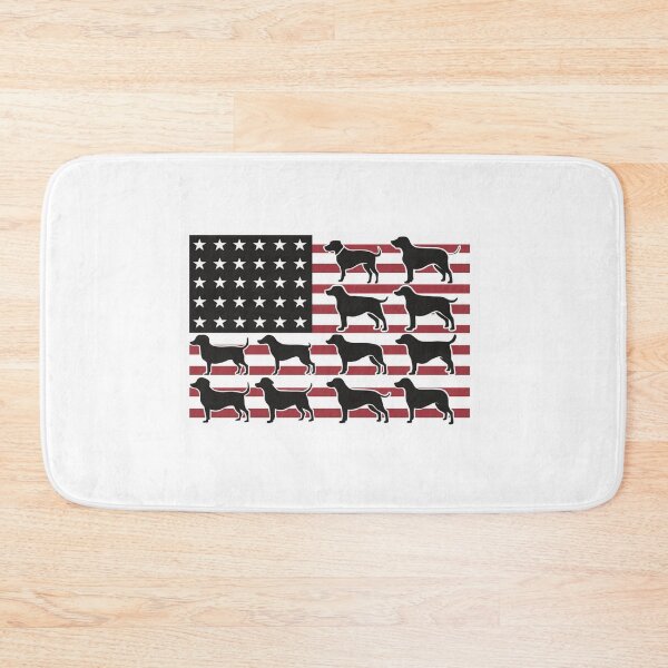 Item preview, Patriotic Paws: Dog Silhouettes Flag Design designed and sold by Colorful-Garden.