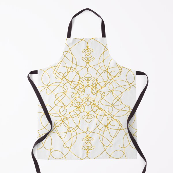 Item preview, Abstract pattern gold white designed and sold by PrintedDreams.