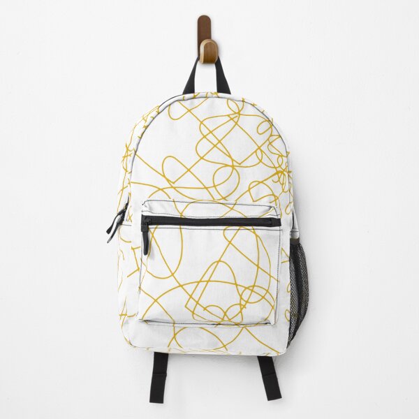 Item preview, Abstract pattern gold white designed and sold by PrintedDreams.