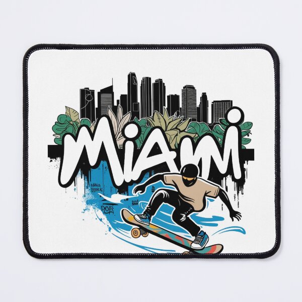 Item preview, Miami Vibes Tshirt Urban Miami Art in Motion Tshirt Miami Skate Shirt Urban Street T-Shirt Casual Miami Tee designed and sold by piketo.
