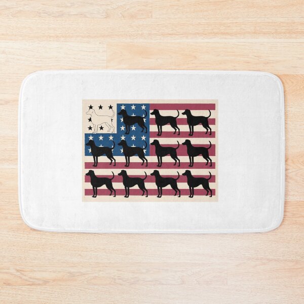 Item preview, Patriotic Paws: Dog Silhouettes Flag Design designed and sold by Colorful-Garden.