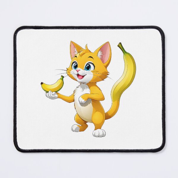 Item preview, "Kitty Goes Bananas" designed and sold by Artekinium.