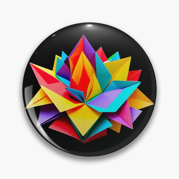 Item preview, Colorful Origami Sculpture on Display designed and sold by artwaves.