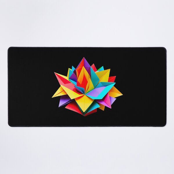 Item preview, Colorful Origami Sculpture on Display designed and sold by artwaves.