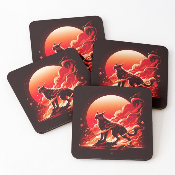 Item preview, Lava Fire Lynx, Ai Generated Art  designed and sold by ACC .