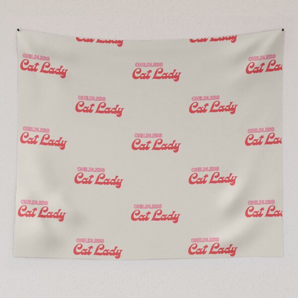 Item preview, Childless Cat Lady designed and sold by artshapedbox.