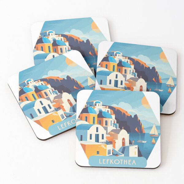 Item preview, Town of Lefkothea designed and sold by ForeverPrintsOK.