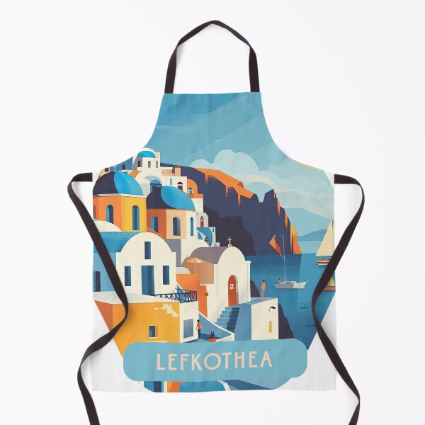 Item preview, Town of Lefkothea designed and sold by ForeverPrintsOK.