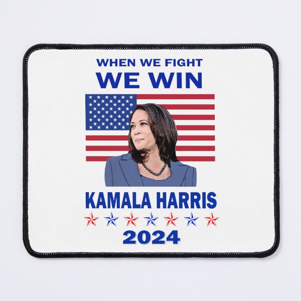 Item preview, Kamala Harris 2024 - Quote "When We Fight WE WIN" designed and sold by Robirk.