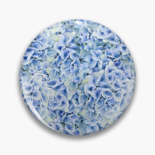 Item preview, Hydrangeas - floral pattern in light blue designed and sold by MarionsArt.