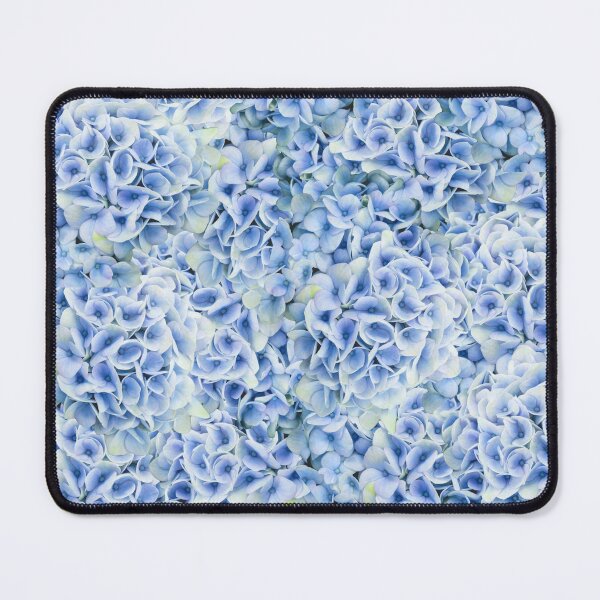 Item preview, Hydrangeas - floral pattern in light blue designed and sold by MarionsArt.
