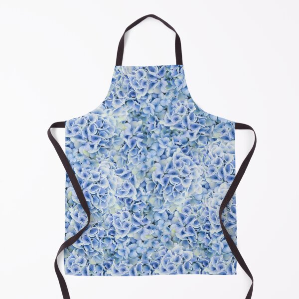 Item preview, Hydrangeas - floral pattern in light blue designed and sold by MarionsArt.