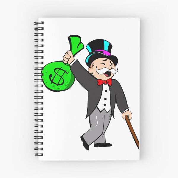 Item preview, Monopoly Man Holding Bag of Money designed and sold by DonVivaldo.