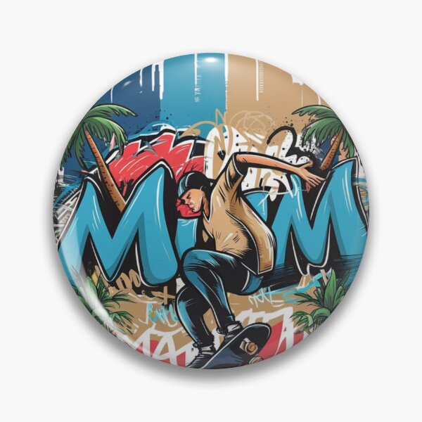 Item preview, Casual Street Miami Vibes Tshirt Urban Miami Art in Motion Tshirt Miami Skate Shirt Urban Street T-Shirt Casual Miami Tee designed and sold by piketo.