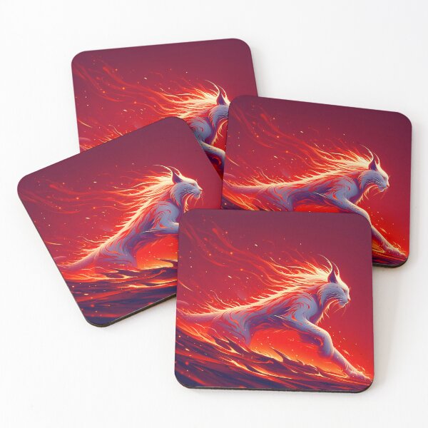 Item preview, Lava Fire Lynx, Ai Generated Art  designed and sold by ACC .