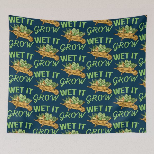 Item preview, Wet It Grow Garden Gardening Vegetables Farming Wheelbarrow designed and sold by reillybarrett.
