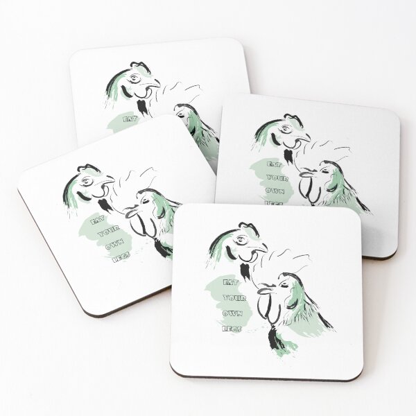 Item preview, Eat your own legs vegan designed and sold by misiuroatelier.