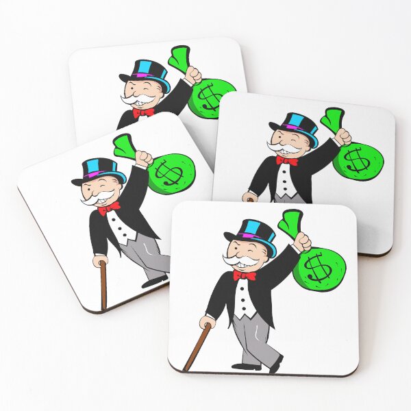 Item preview, Monopoly Man Blinking and Holding Bag designed and sold by DonVivaldo.