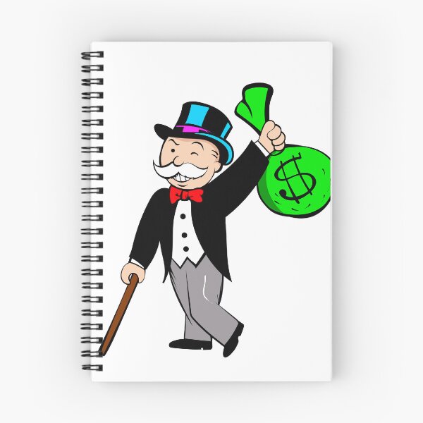 Item preview, Monopoly Man Blinking and Holding Bag designed and sold by DonVivaldo.