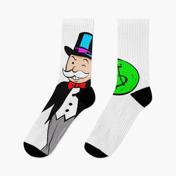 Item preview, Monopoly Man Blinking and Holding Bag designed and sold by DonVivaldo.