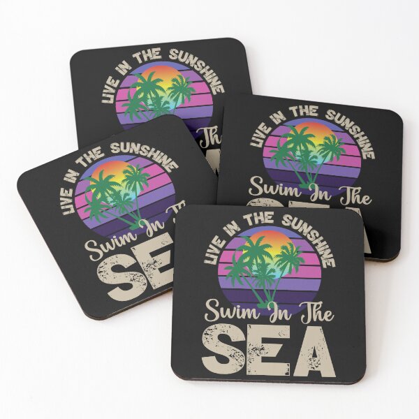 Item preview, Live In The Sunshine Swim In The Sea  - Summer Lover T-Shirt for Your Summer Wardrobe designed and sold by Techflare.