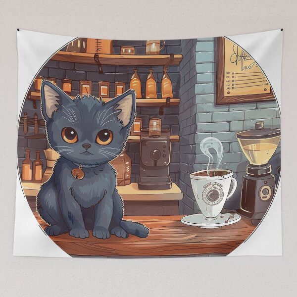 Item preview, Coffee Cat designed and sold by PyramidSchmear.