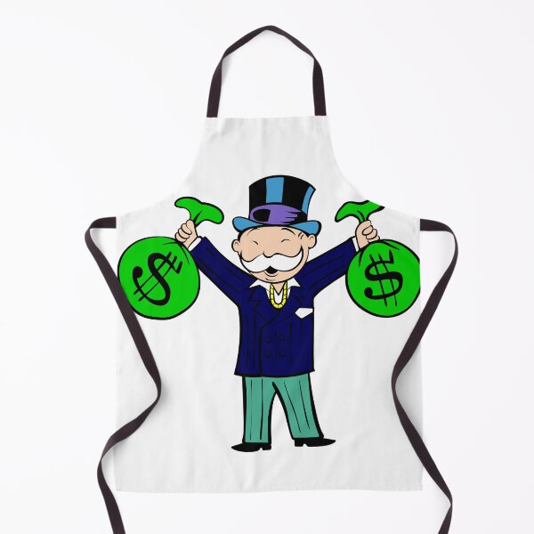 Item preview, Joyful Monopoly Man Holding Two Bags of Money designed and sold by DonVivaldo.