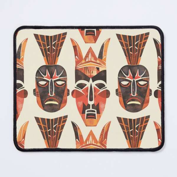 Item preview, Ethnic Tiki Mask Art designed and sold by mittie101.