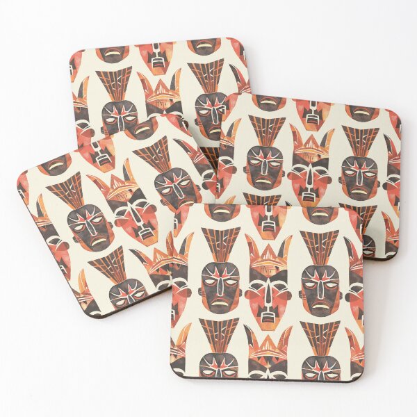 Item preview, Ethnic Tiki Mask Art designed and sold by mittie101.