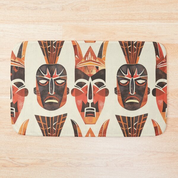 Item preview, Ethnic Tiki Mask Art designed and sold by mittie101.