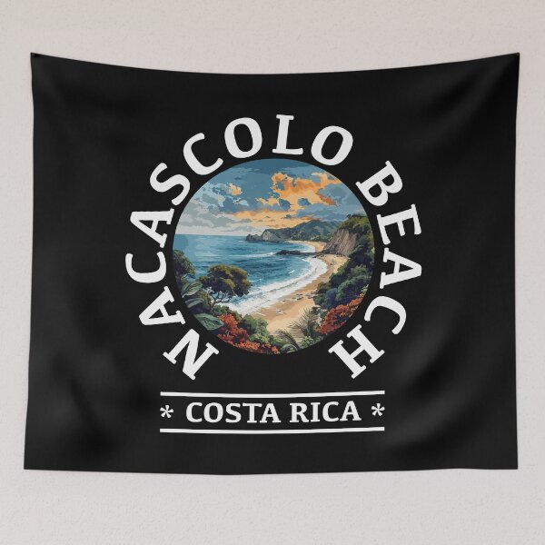 Item preview, Nacascolo Beach - Costa Rica (with White Lettering) designed and sold by VelvetRoom.