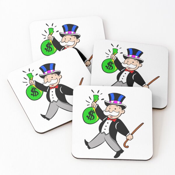 Item preview, Monopoly Man Walking Happily with $ Bag designed and sold by DonVivaldo.