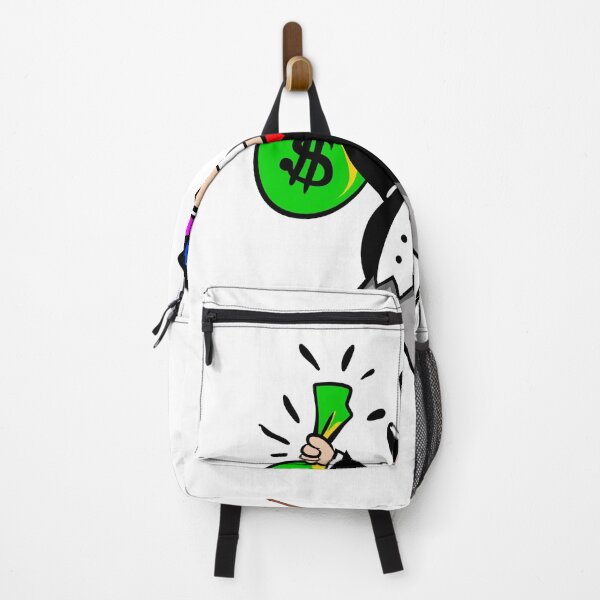 Item preview, Monopoly Man Walking Happily with $ Bag designed and sold by DonVivaldo.