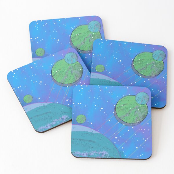 Item preview, "Floating Planets" designed and sold by Spaceart9.