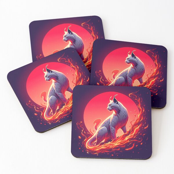 Item preview, Lava Fire Lynx, Ai Generated Art  designed and sold by ACC .