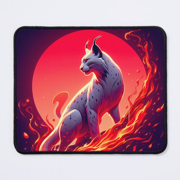 Item preview, Lava Fire Lynx, Ai Generated Art designed and sold by ACC .