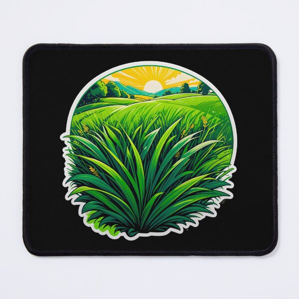 Item preview, Green Lush Meadow at Sunrise designed and sold by artwaves.