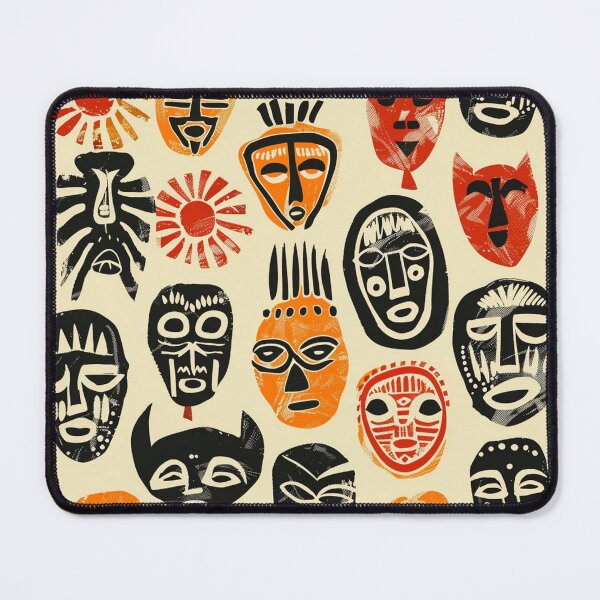 Item preview, African Tiki Motif designed and sold by mittie101.