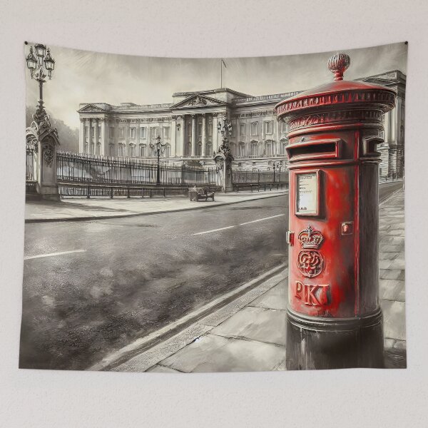 Item preview, London City Landscape Painting. Anglo Art designed and sold by SideKickCreates.