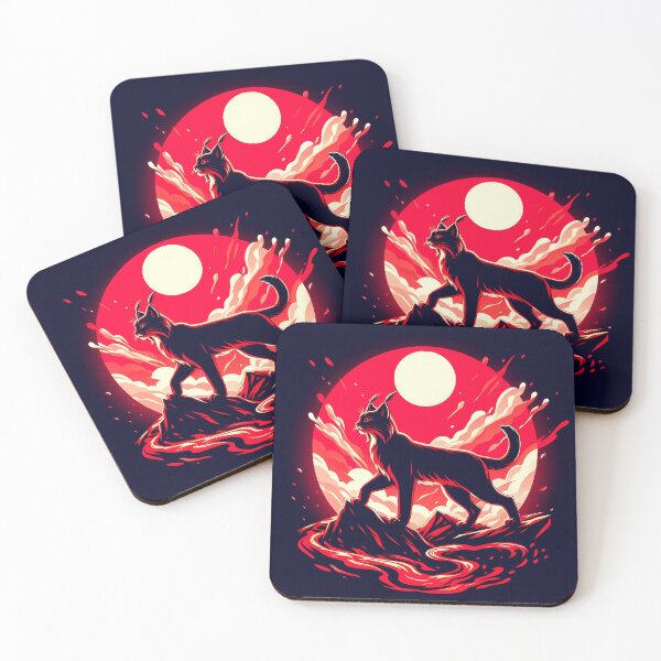 Item preview, Lava Fire Lynx, Ai Generated Art  designed and sold by ACC .