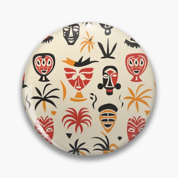Item preview, Ancient Tribal Mask Patterns designed and sold by mittie101.
