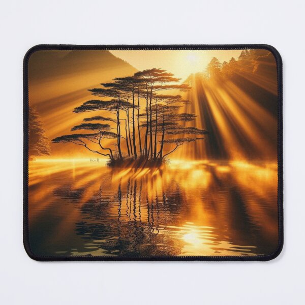 Item preview, Golden water reflections in autumn: magical moments by the water designed and sold by FotoworldEdel.