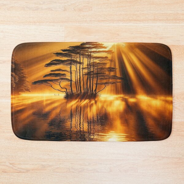 Item preview, Golden water reflections in autumn: magical moments by the water designed and sold by FotoworldEdel.