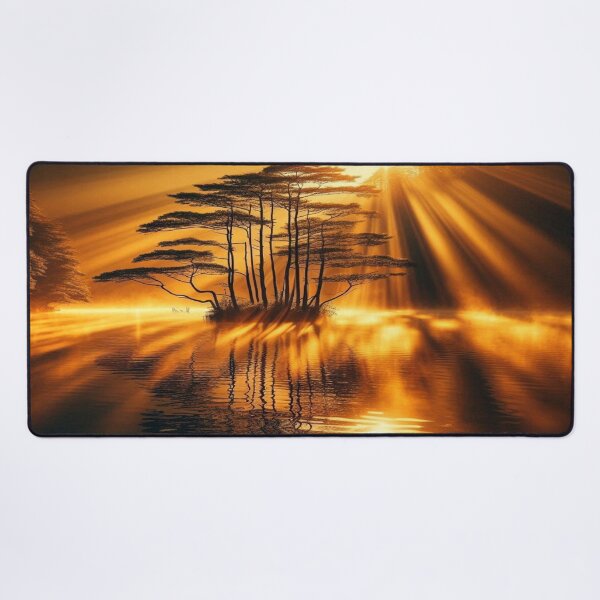 Item preview, Golden water reflections in autumn: magical moments by the water designed and sold by FotoworldEdel.