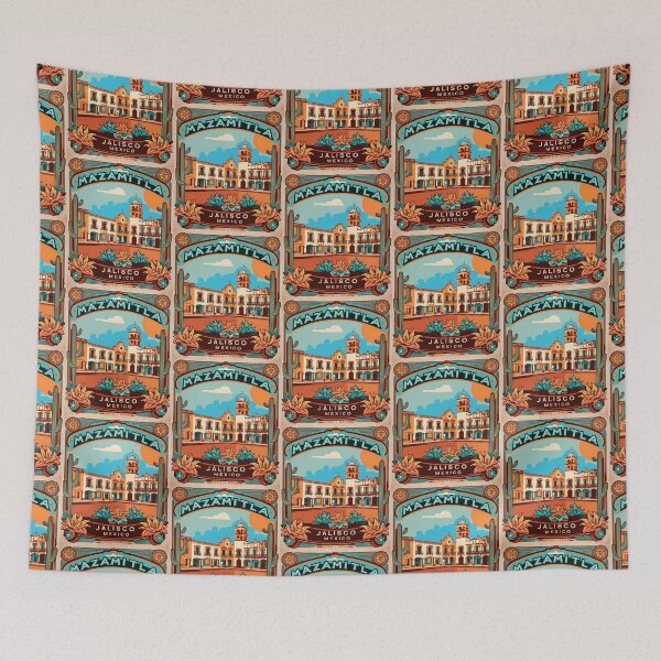 Item preview, Mazamitla Jalisco Mexico Vintage Travel Tourism designed and sold by TravelersGems.
