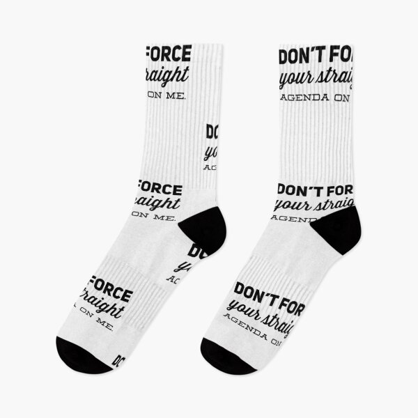 Item preview, Don’t force your straight agenda on me. designed and sold by ejohnson07.