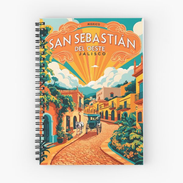 Item preview, San Sebastian del Oeste Jalisco Mexico Vintage Travel Tourism designed and sold by TravelersGems.