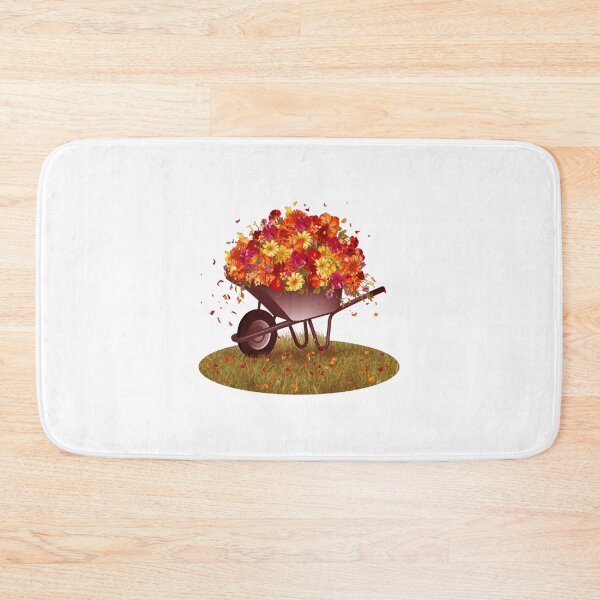 Item preview, wheelbarrow flowers  designed and sold by reillybarrett.